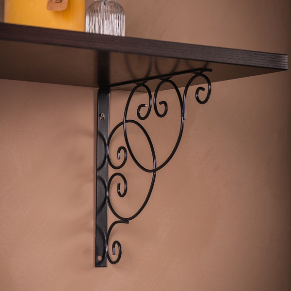 Кронштейн Larvij Фиоре черный L7655BL