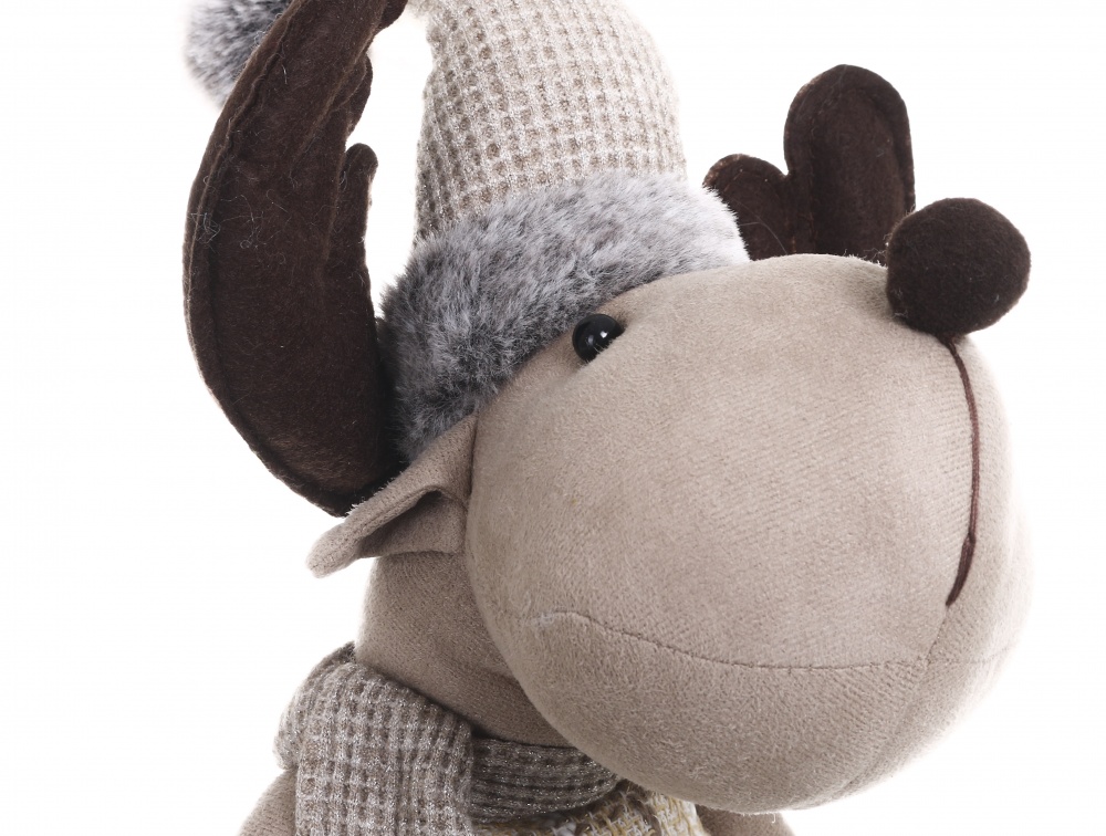 Декорація новорічна Лось на висувних ніжках 24x77 см коричневий 2 асортимента LF2223028AB