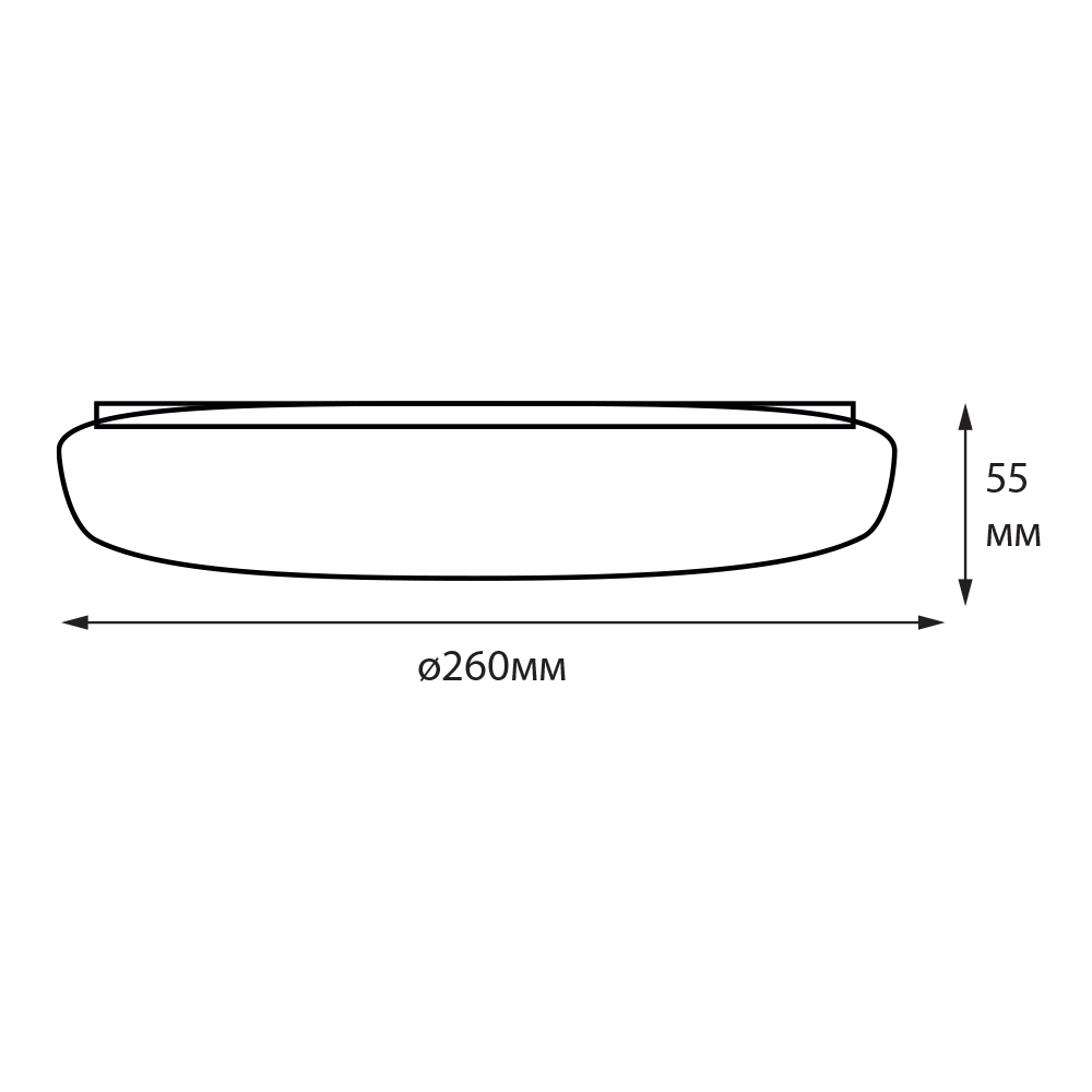 Світильник світлодіодний Sensio білий 5000 К CE1021-S 16W VISTA