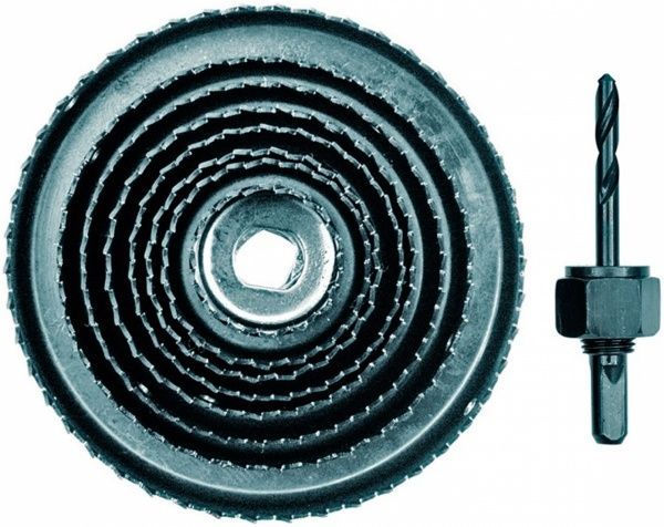 Набір пил кільцевих Vorel по дереву 38-127 мм 22572