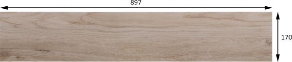 Плитка Cerrad Valore Giallo rect коричневий 17x89,7 