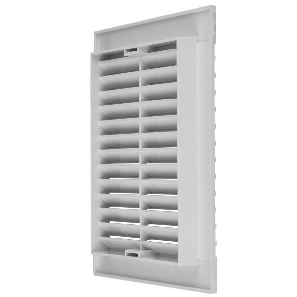 Гратка для вентиляції MiniMax 170 Х 170 (1252АР) пластик білий 