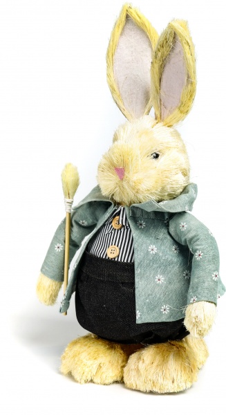 Декорация пасхальная Кролик аристократ 21 см в ассортименте (B18C083/84)