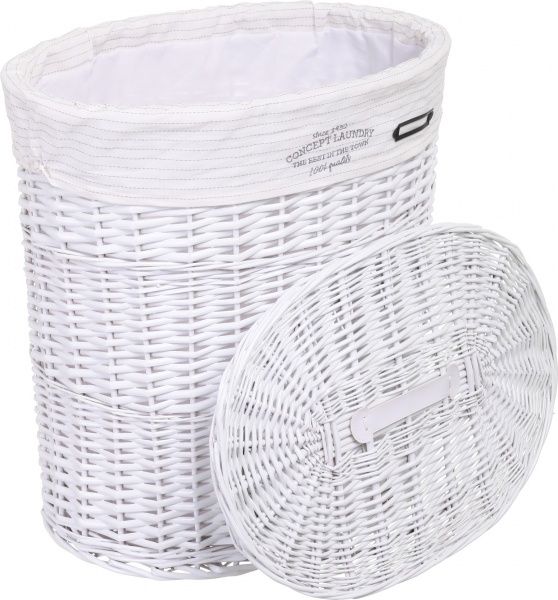 Корзинка плетеная Tony Bridge Basket с текстилем 51х37х56 см HQN20-1CD-1 