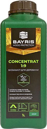 Концентрат для Кострукцийнной древесины Bayris 1:9 бесцветный 1 л