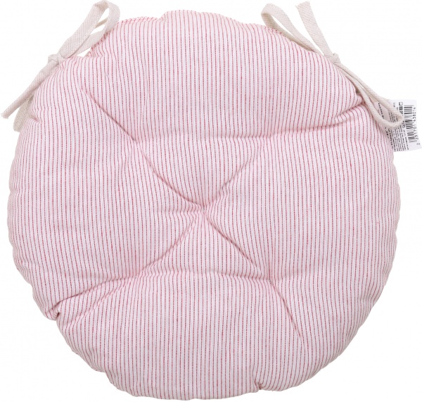 Подушка на стул красная полоска 40 см La Nuit