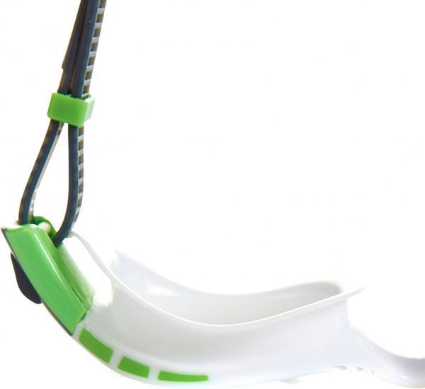 Очки для плавания Speedo Futura BioFUSE Polarised 808834A214 Futura Biofuse polirised 8-08834A214 белый с зеленым