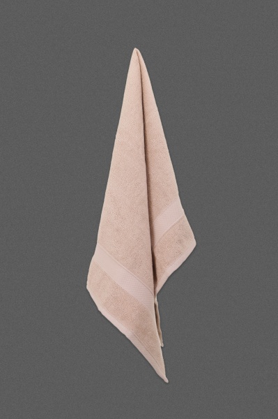 Набор полотенец махровых Tara с бордюром 2 шт 50x90 см бежевый La Nuit 