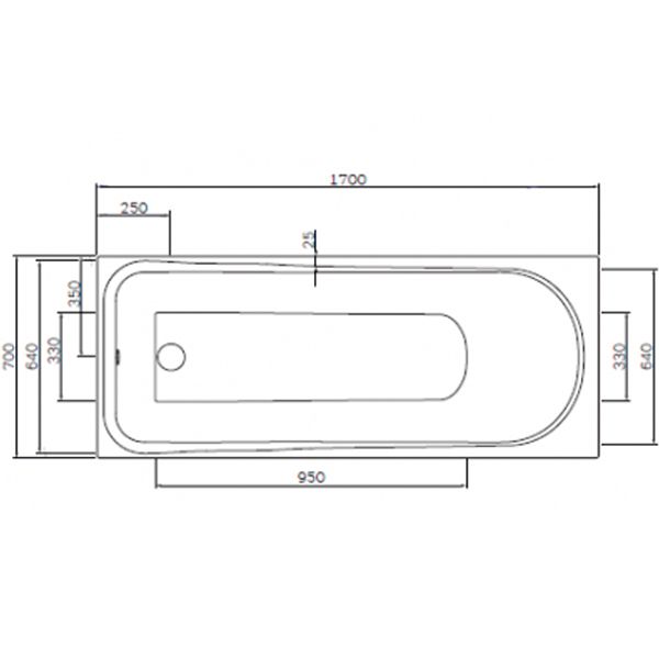 Ванна акриловая AM.PM Like 170x70 см W80A-170-070W-A