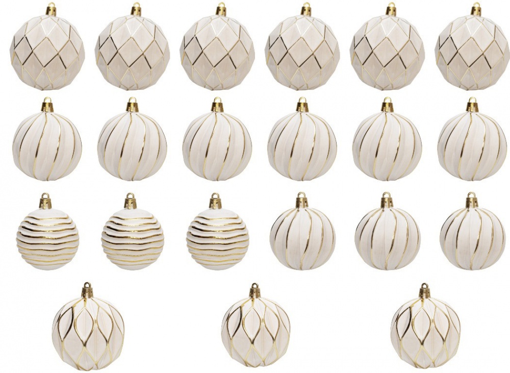 Набор елочных шаров 892609 21 шт./уп.