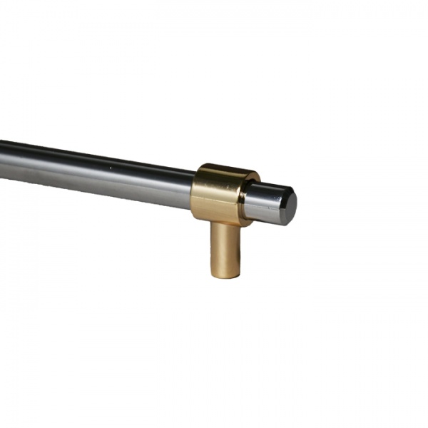 Мебельная ручка скоба Kerron 128 мм S-3411-128 CH-OT хром