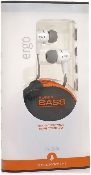 Гарнитура Ergo ES-200i white 