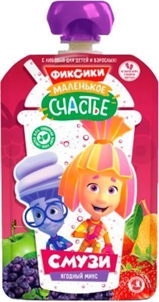 Пюре Фиксики Ягодный Микс смузи 110 г 4813163003599 