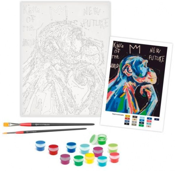 Картина по номерам Обезьяна Rosa Start 