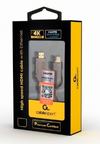 Кабель CABELEXPERT HDMI 3 м черный (CCBP-HDMIPCC-3M) 