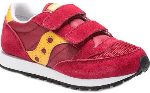 Кроссовки Saucony JAZZ ORIGINAL VINTAGE HL SK262123 р.US 11 бордовый с желтым