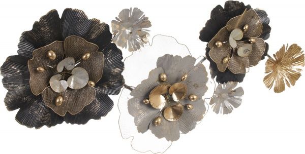 Декор настенный Beauty 62x120,5 см серый с бежевым 