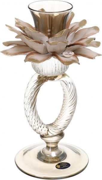 Подсвечник Pigna Fume 19х19х25 CD2270/FM White cristal