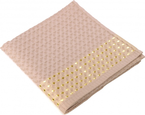 Рушник вафельний з бордюром 40x60 см UP! (Underprice) кавовий 