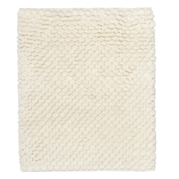 Килимок для ванної кімнати Homeline Solo 55х65 см молочний