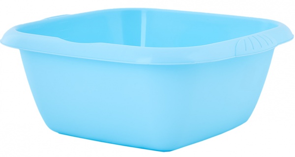 Таз Алеана квадратний блакитно-крижаний 9 л