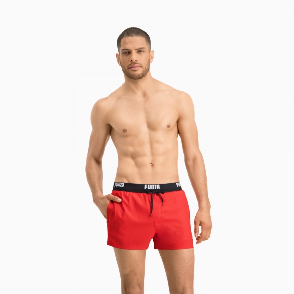 Шорты Puma SWIM MEN LOGO SHORT LENGTH SWIM SHORTS 1P 90765902 р. L красный