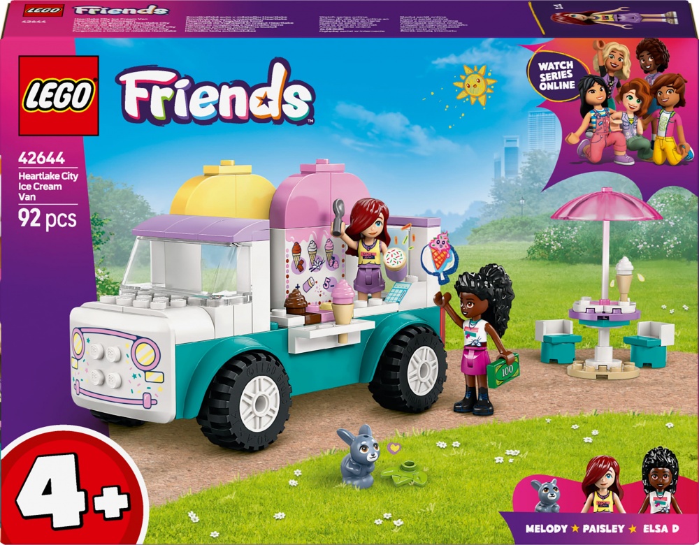 Конструктор LEGO Friends Хартлейк-Сіті. Фургон із морозивом 42644