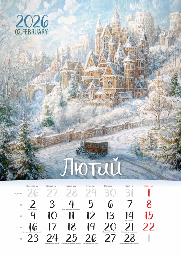 Календар настінний Діана Плюс