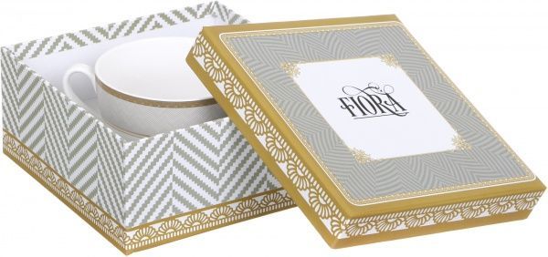 Чашка с блюдцем Paris 220 мл Fiora