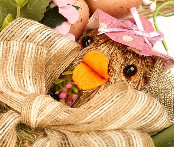 Декорация пасхальная Яйцо с декором F4B1281-2