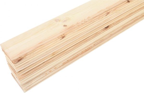 Вагонка дерев'яна (імітація брусу) 20x130x4000 мм (уп. 10 шт.)
