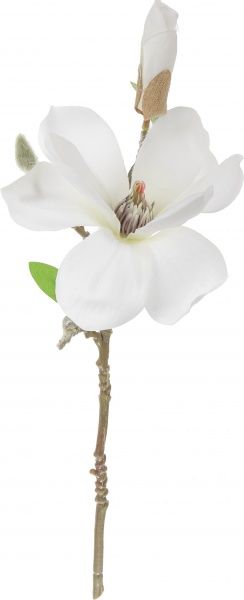 Растение искусственное мини Магнолия белый