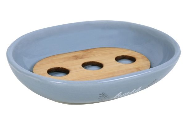 Мыльница Bisk 05597 FOLIO серая