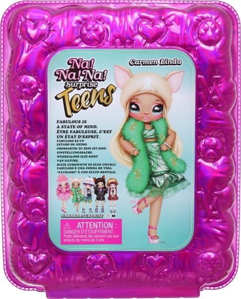 Набір з лялькою Na! Na! Na! Surprise серії Teens_Кармен Лінда 573883