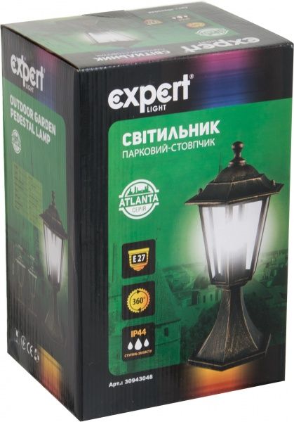 Фонарный столб Expert Atlanta E27 60 Вт IP44 античная бронза ELWf-36004S-T 