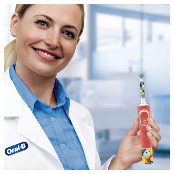 Электрическая зубная щетка Oral-B Kids (3+) D100.413.2K Mickey
