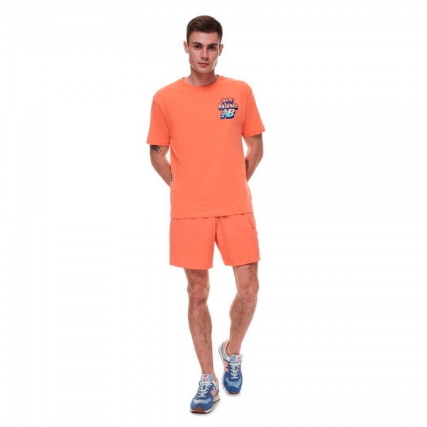 Шорти New Balance ATHLETICS DAY TRIPPER MS21551RCL р. S помаранчевий