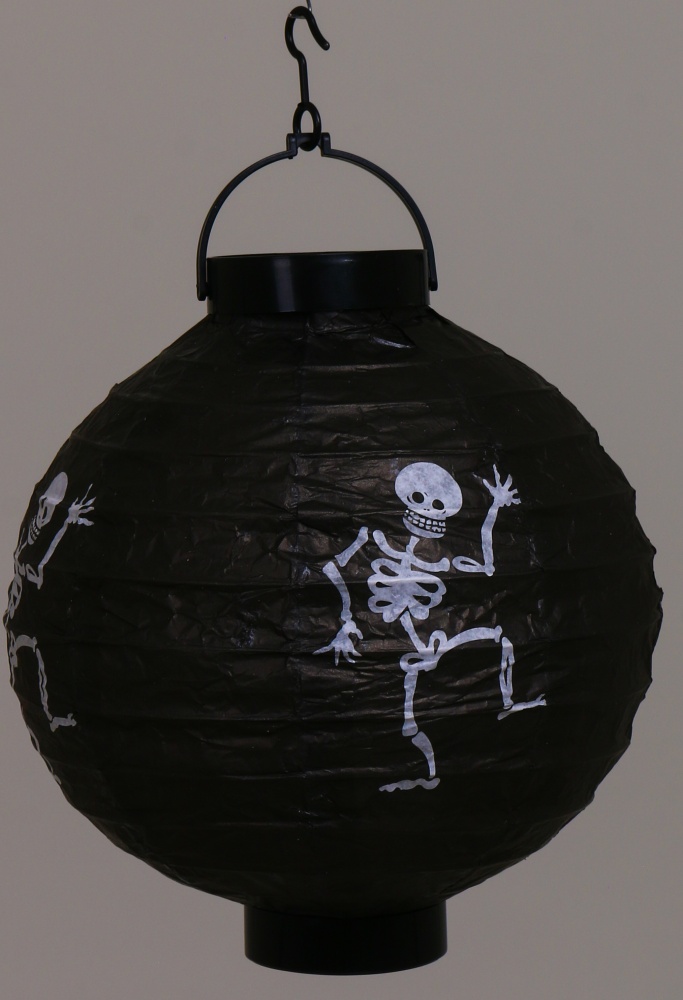 Декор для Хэллоуина Фонарик с рисунком светодиодный в ассортименте