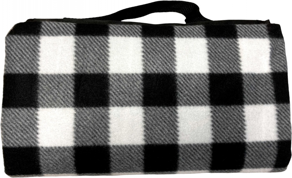 Плед Checky 120x136 см чорний La Nuit