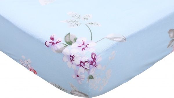 Простирадло на резинці бязь 180x200 см в асортименті Home Line 