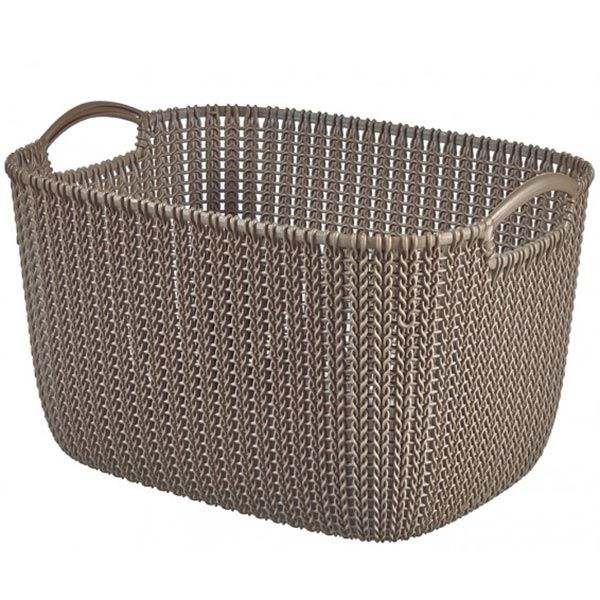 Кошик пластиковий Curver Knit L прямокутний 230x300x400 мм 226165 