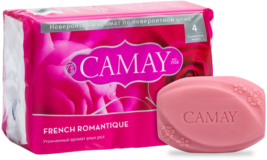 Мыло Camay French Romantique 300 г 4 шт./уп.