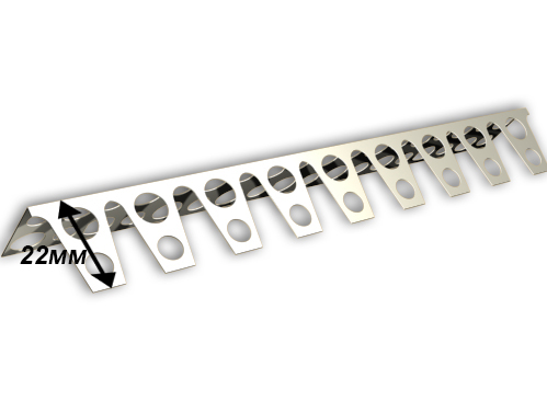 Уголок ПВХ арочный ШТУКАТУР 23x23 мм 3,0 м 