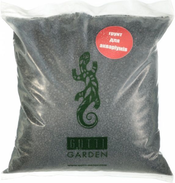Грунт для аквариума GUTTI Песок 93 черный 4,5 кг