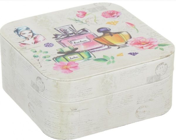 Шкатулка для украшений Парфюм 13.5х13.5 см