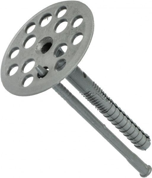 Дюбель для теплоизоляциидля пенопласта с пластиковым гвоздем 10x100 мм 100 шт.