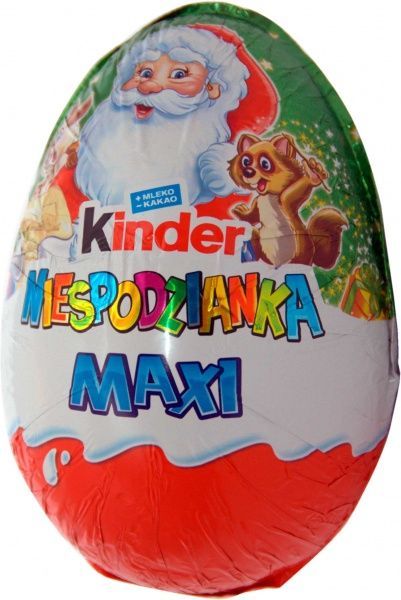 Яйце шоколадне Kinder Сюрприз MAXI асортимент 100 г (4008400230726) 