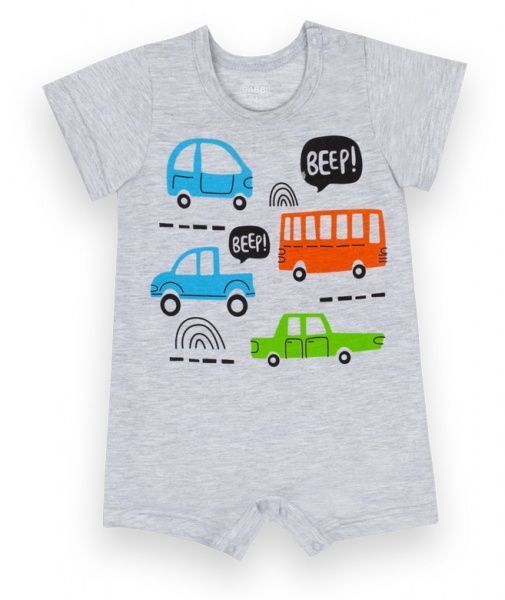 Песочник для мальчика GABBI PS-21-4-1 р.80 серый меланж 