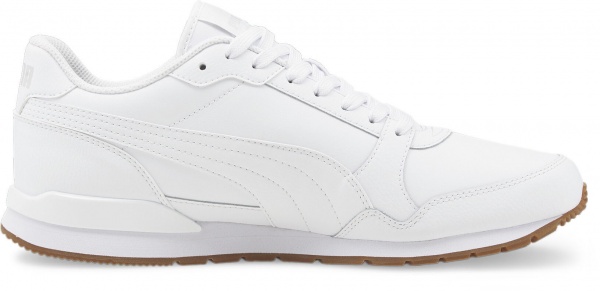 Кроссовки Puma ST RUNNER V3 L PUMA WHITE-PUMA WHITE-GUM 38485505 р.44 белый