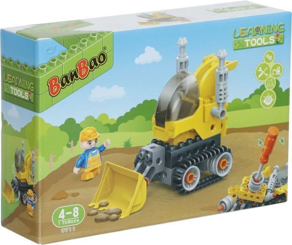 Конструктор BanBao Великі блоки Трактор